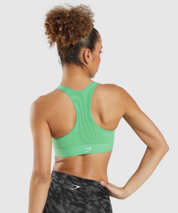 Damske Športové Podprsenky Gymshark Lightweight High Support Zelene | KV3140975